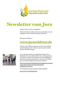 Newsletter vom Jura 4-1
